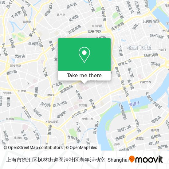 上海市徐汇区枫林街道医清社区老年活动室 map
