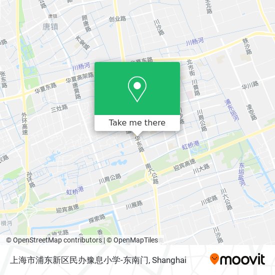 上海市浦东新区民办豫息小学-东南门 map