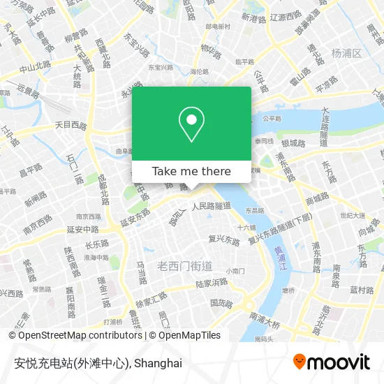 安悦充电站(外滩中心) map