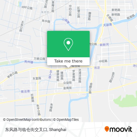 东风路与临仓街交叉口 map