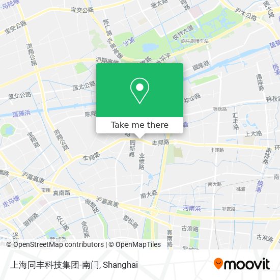 上海同丰科技集团-南门 map