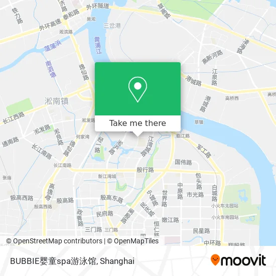 BUBBIE婴童spa游泳馆 map