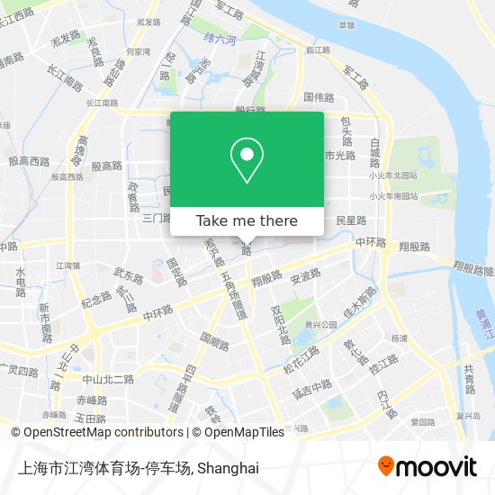 上海市江湾体育场-停车场 map