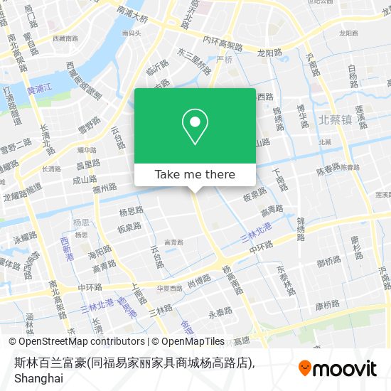 斯林百兰富豪(同福易家丽家具商城杨高路店) map
