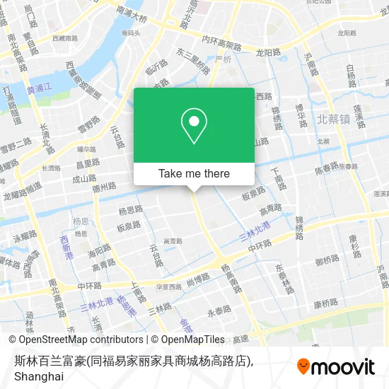 斯林百兰富豪(同福易家丽家具商城杨高路店) map