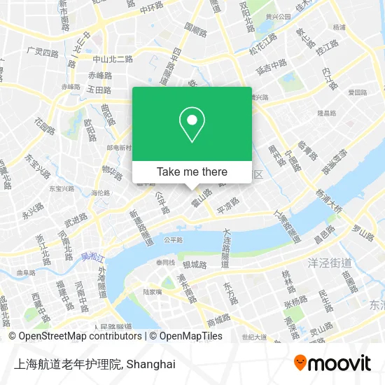 上海航道老年护理院 map