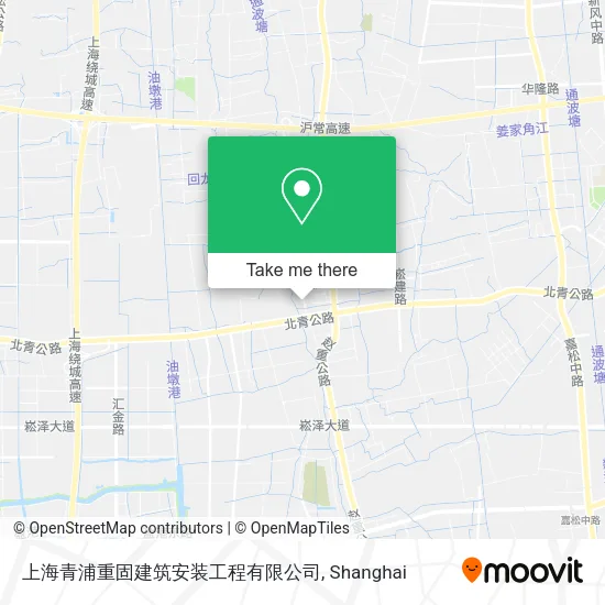 上海青浦重固建筑安装工程有限公司 map