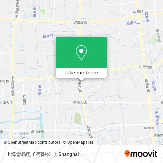 上海雪杨电子有限公司 map