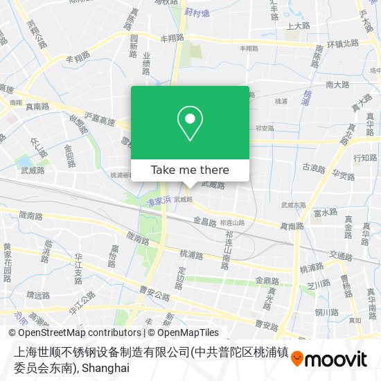 上海世顺不锈钢设备制造有限公司(中共普陀区桃浦镇委员会东南) map