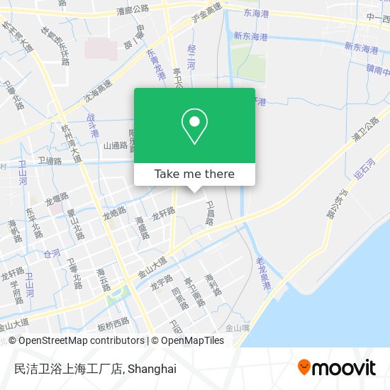 民洁卫浴上海工厂店 map