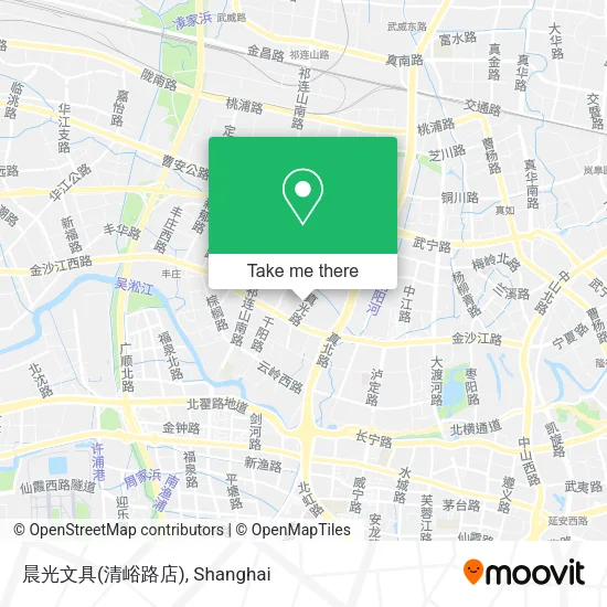晨光文具(清峪路店) map
