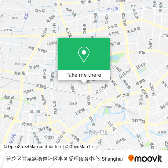 普陀区甘泉路街道社区事务受理服务中心 map