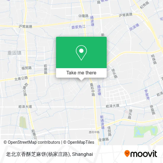 老北京香酥芝麻饼(杨家庄路) map