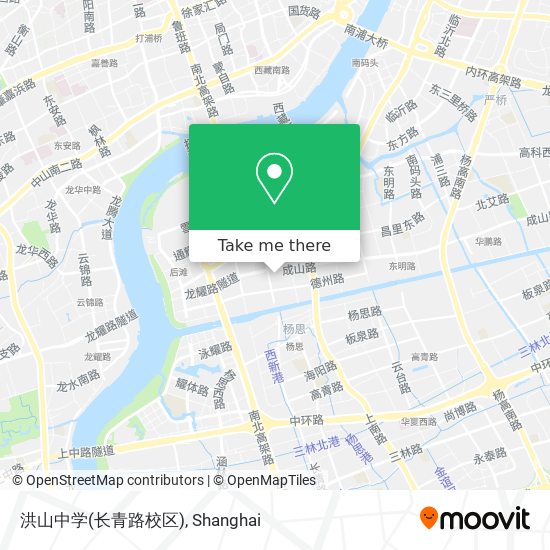 洪山中学(长青路校区) map