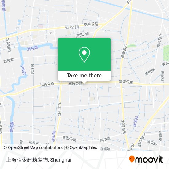 上海佰令建筑装饰 map