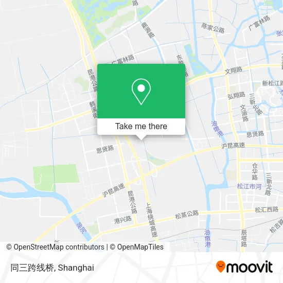 同三跨线桥 map