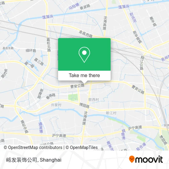峪发装饰公司 map
