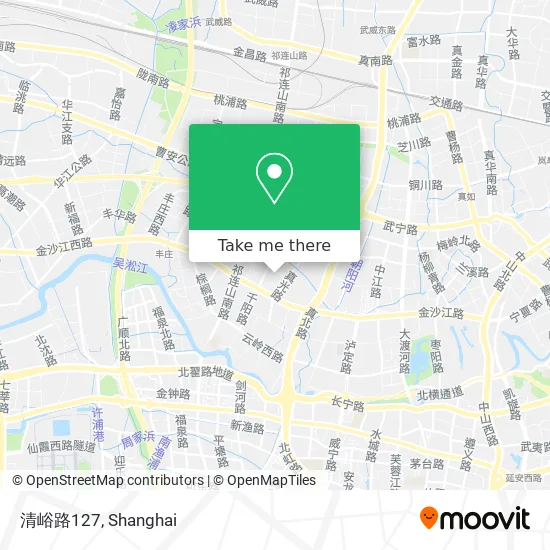 清峪路127 map