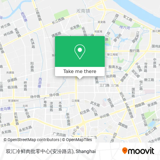 双汇冷鲜肉批零中心(安汾路店) map