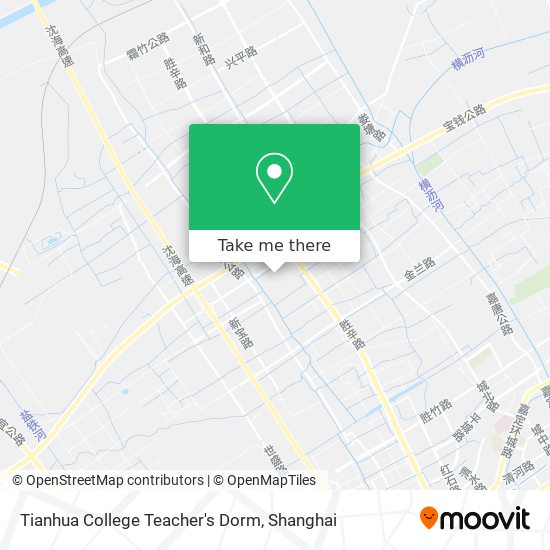 Tianhua College Teacher's Dorm map