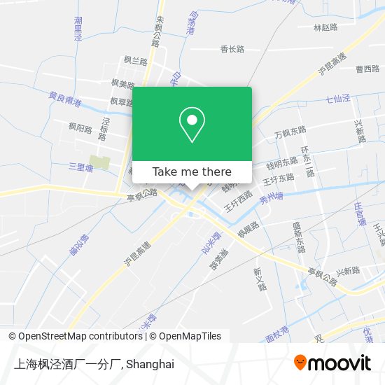 上海枫泾酒厂一分厂 map