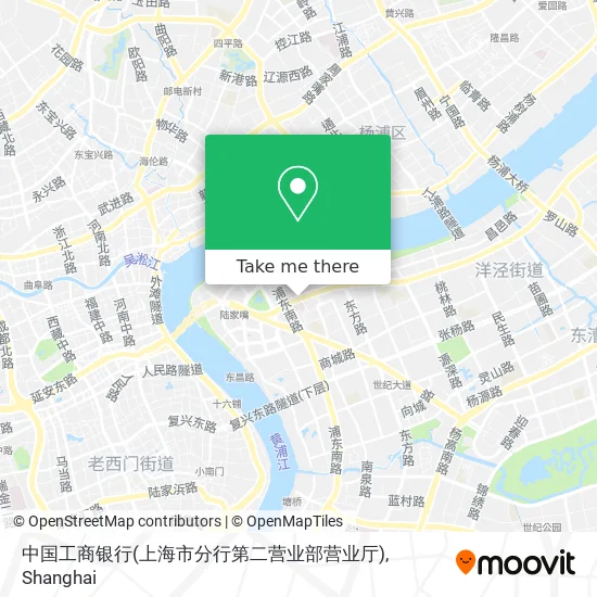 中国工商银行(上海市分行第二营业部营业厅) map