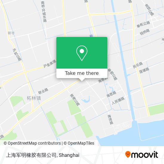 上海军明橡胶有限公司 map