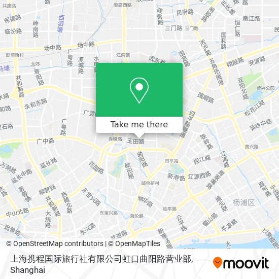 上海携程国际旅行社有限公司虹口曲阳路营业部 map