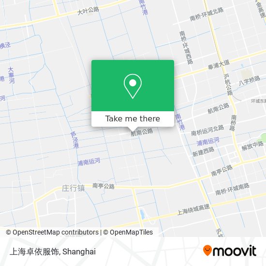 上海卓依服饰 map