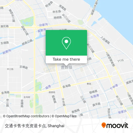 交通卡售卡充资退卡点 map