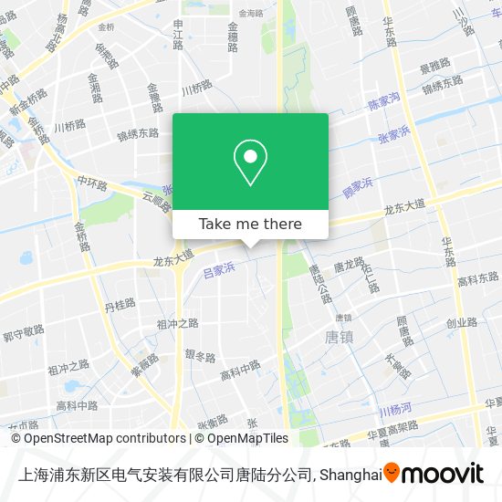 上海浦东新区电气安装有限公司唐陆分公司 map