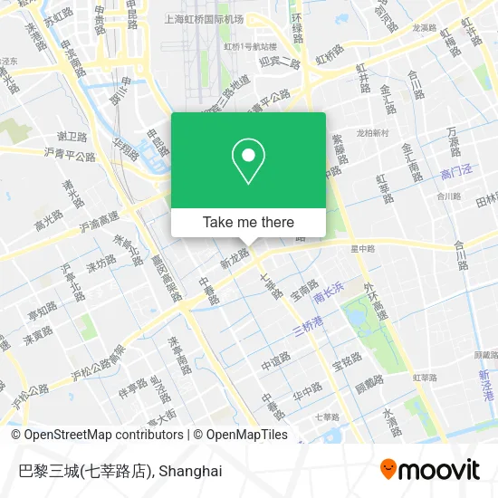 巴黎三城(七莘路店) map