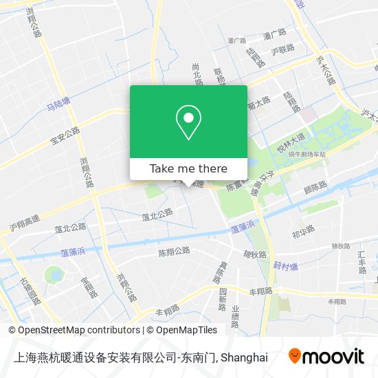 上海燕杭暖通设备安装有限公司-东南门 map