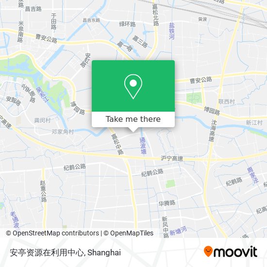 安亭资源在利用中心 map