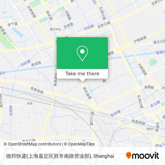 德邦快递(上海嘉定区胜辛南路营业部) map