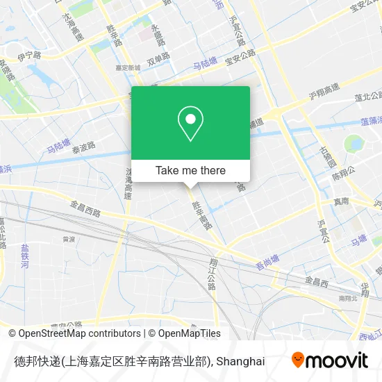 德邦快递(上海嘉定区胜辛南路营业部) map