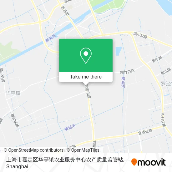 上海市嘉定区华亭镇农业服务中心农产质量监管站 map