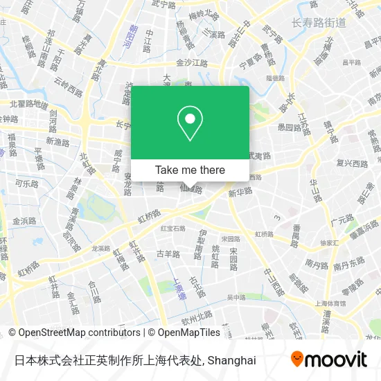 日本株式会社正英制作所上海代表处 map