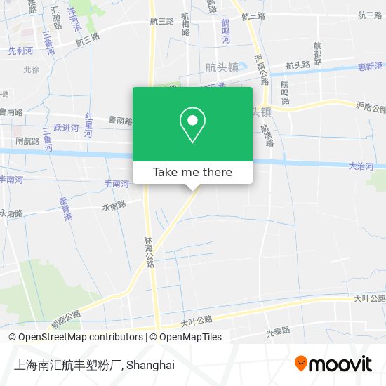 上海南汇航丰塑粉厂 map