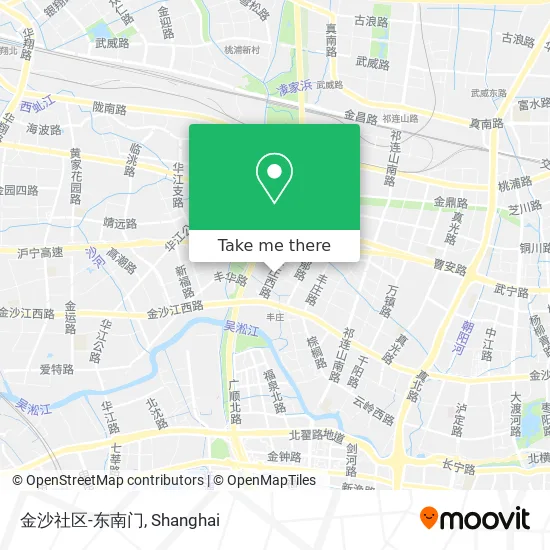 金沙社区-东南门 map