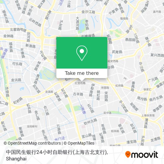 中国民生银行24小时自助银行(上海古北支行) map