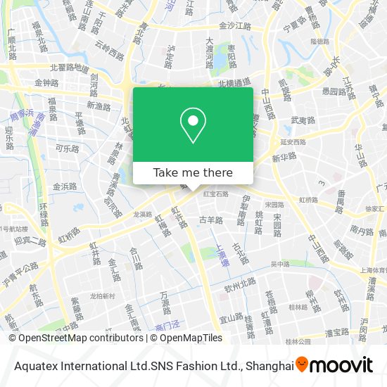 Aquatex International Ltd.SNS Fashion Ltd. map