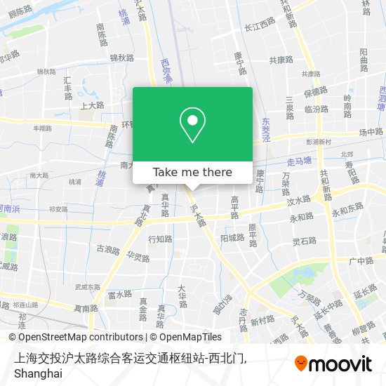 上海交投沪太路综合客运交通枢纽站-西北门 map