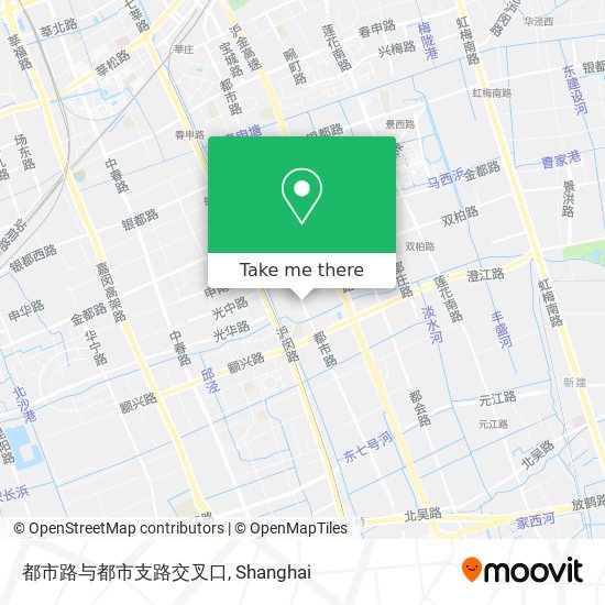 都市路与都市支路交叉口 map