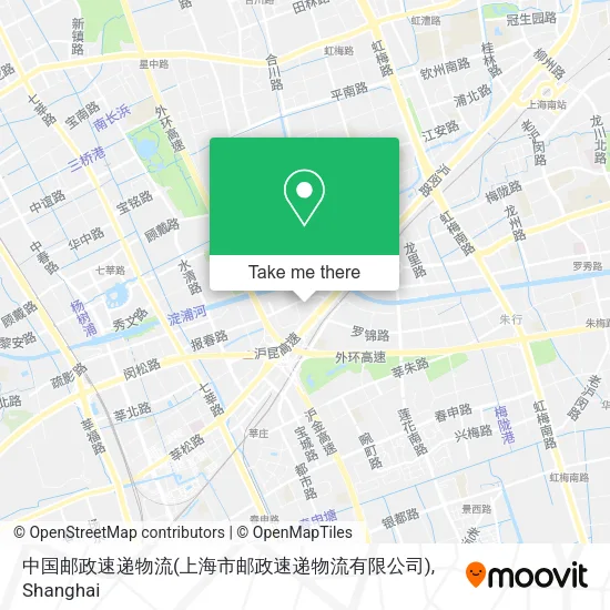 中国邮政速递物流(上海市邮政速递物流有限公司) map