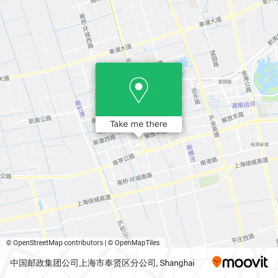 中国邮政集团公司上海市奉贤区分公司 map