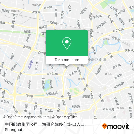 中国邮政集团公司上海研究院停车场-出入口 map