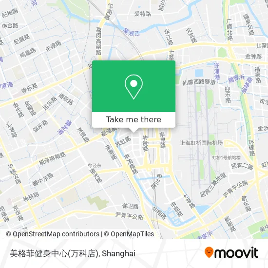 美格菲健身中心(万科店) map