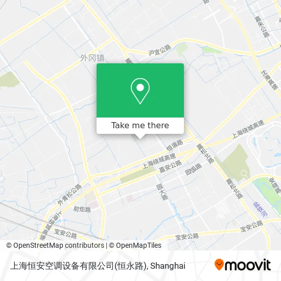 上海恒安空调设备有限公司(恒永路) map
