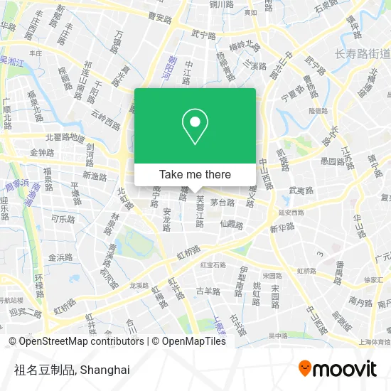 祖名豆制品 map